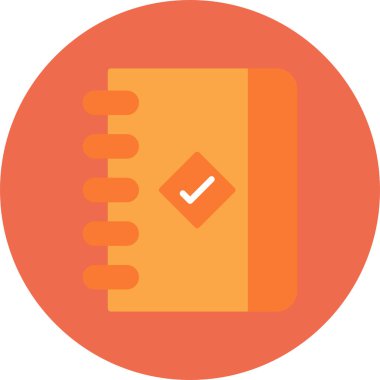 Düz biçimli kontrol listesi simgesi