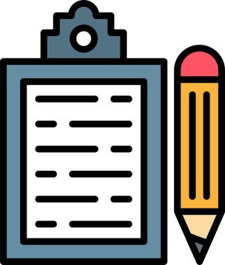 belge simgesi vektör illüstrasyonu