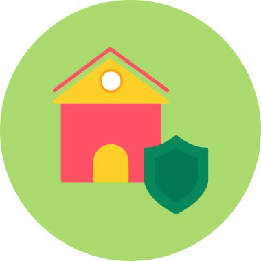 Modern ev simgesinin vektör illüstrasyonu