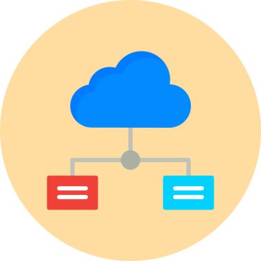 şebeke. Web simgesi basit illüstrasyon