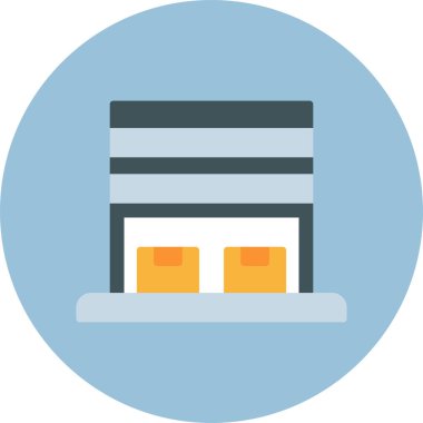 Alışveriş renkli vektör simgesi