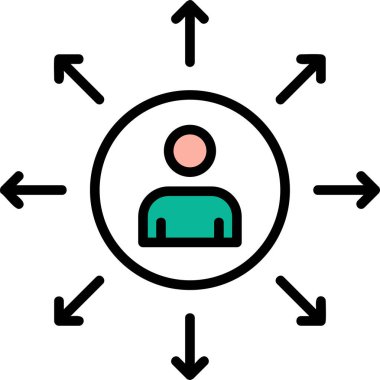 kullanıcı. Web simgesi basit illüstrasyon