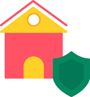 Bina. Web simgesi basit illüstrasyon