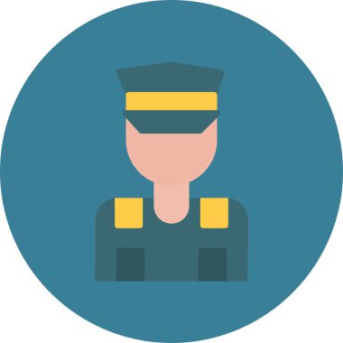 Pilot Basit Vektör Simgesi ResmiComment