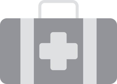 Tıbbi yardım simgesi ana hat biçiminde