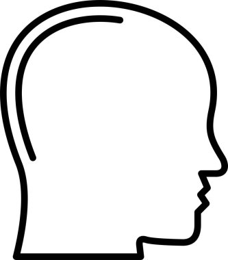 profil başı erkek simgesi