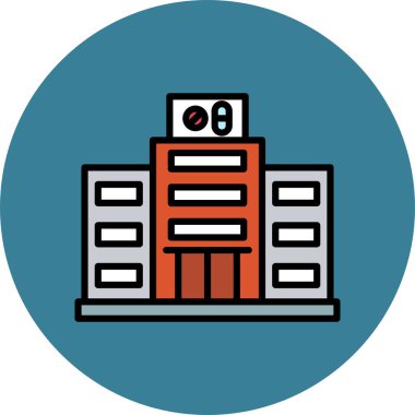 Yapı simgesinin vektör illüstrasyonu