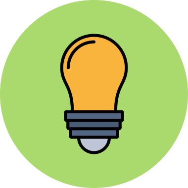 Vektör Ampul Simgesi illüstrasyonu