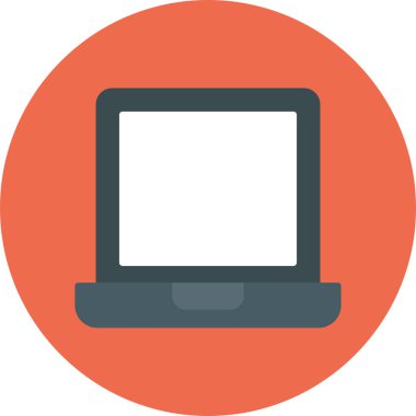 Bilgisayar. Web simgesi basit illüstrasyon