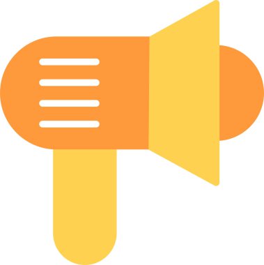 Konuşmacı. Web simgesi basit illüstrasyon