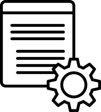 dosya belgesi simgesi, vektör illüstrasyonu