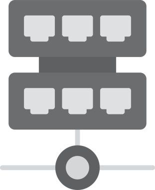 ağ paylaşım simgesi, vektör illüstrasyonu