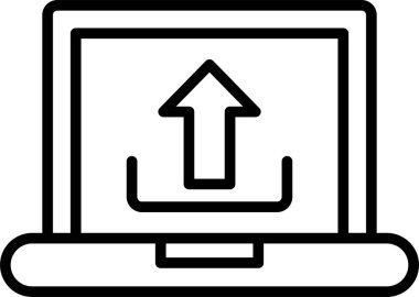 İndirin. Web simgesi vektör illüstrasyonu