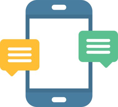 - Telefon. Web simgesi basit illüstrasyon