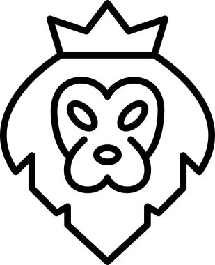 Anahat biçiminde hayvan maymun simgesi