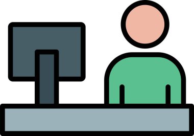 masa toplantısı sunum simgesi