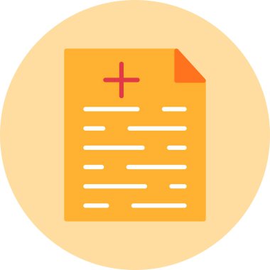 belge dosya simgesi düz biçimli