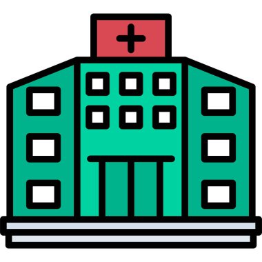 Hastane binası. Basit tasarım