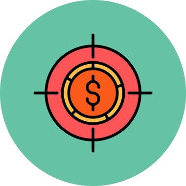 para simgesi vektör illüstrasyonu