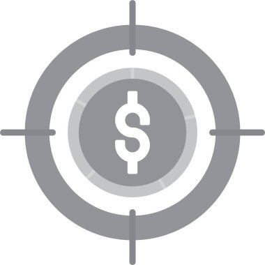 Dolar simgesi vektör illüstrasyonu