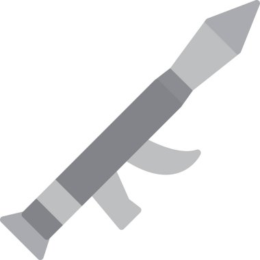 Roket. Web simgesi basit illüstrasyon