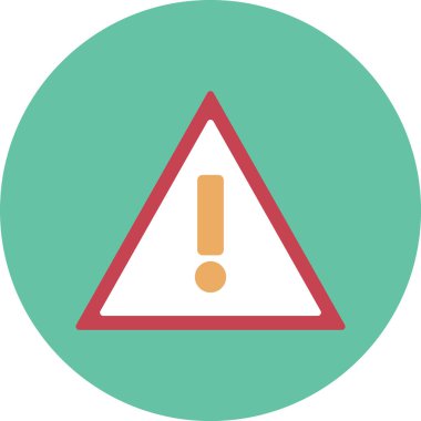 Uyarı işareti vektör simgesi