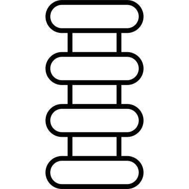 Çizgi film simgesinin vektör çizimi