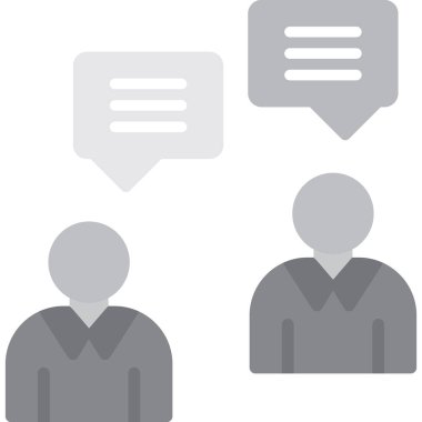 iş iletişimi insanları simgesi