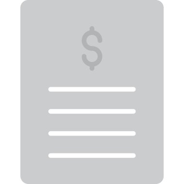 Beyaz arkaplanda dolar düz vektör simgesi