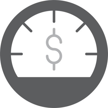 Saat simgesi vektör illüstrasyonu