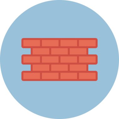 Bina. Web simgesi basit illüstrasyon