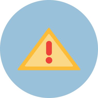 Alarm uyarı simgesi düz biçimli