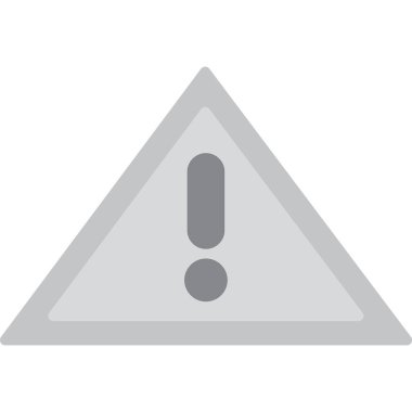 exexexmark tehlike uyarı simgesi düz biçimli