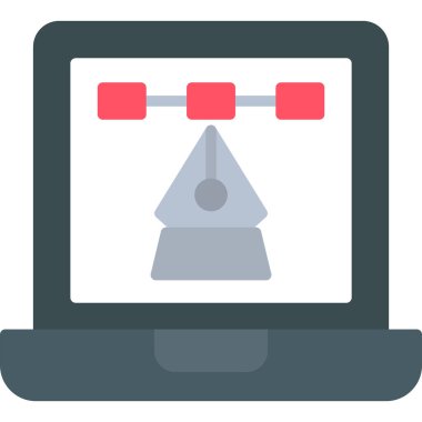 İş ve vektör illüstrasyonu için web simgesi