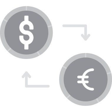 Dolar işareti. Dolar sembolü ve dolar ikonu. vektör illüstrasyonu