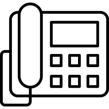 Telefon var. Basit resimleme