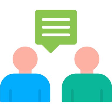 iş ve takım çalışması düz vektör simgesi.