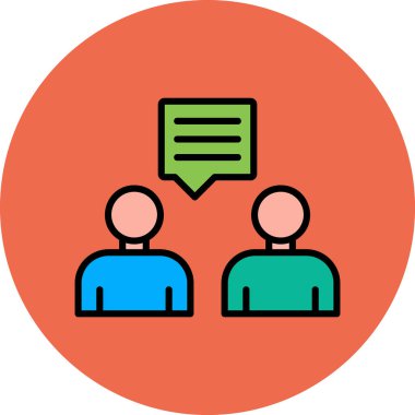 İş ve modern simgenin vektör illüstrasyonu