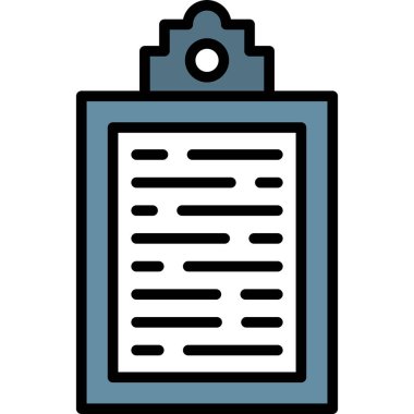 kağıt belge vektör illüstrasyonu