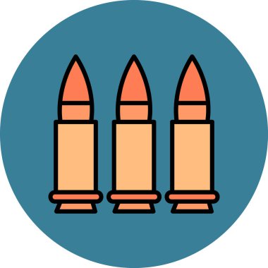 Kurşun. Web simgesi basit illüstrasyon