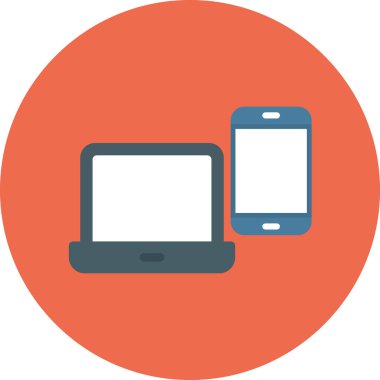 - Telefon. Web simgesi basit illüstrasyon