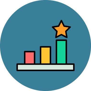 Çizelge. Web simgesi basit illüstrasyon