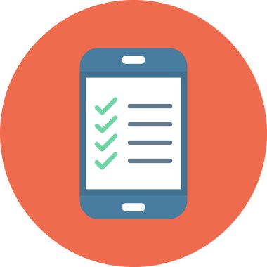 Akıllı telefon. Web simgesi basit illüstrasyon