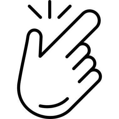 İnsan el hareketi simgesi, özet biçimi