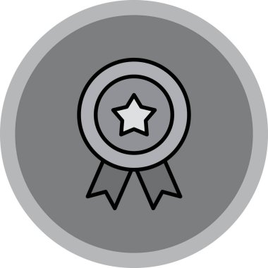 ödül rozeti vektör simgesi modern ikon vektör illüstrasyonu