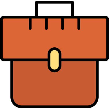 evrak çantası iş portföy simgesi - özet biçimi