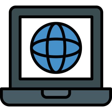 küresel ağ. Basit tasarım