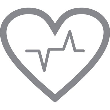 kalp atışı vektör simgesi