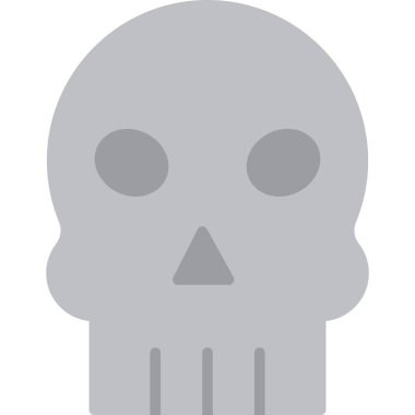 Kurukafa simgesi vektör illüstrasyonu