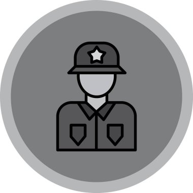 Projeniz için vektör polis simgesi